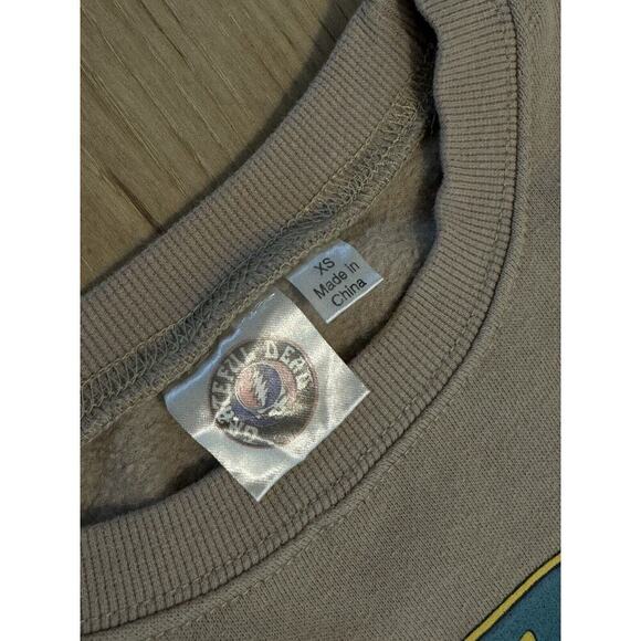 Grateful Dead Forever Graphic Retro Band Sweatshirt Bear Tie Dye Unisex XS - Picture 2 of 5